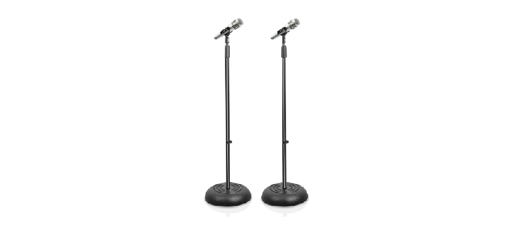 Microphone stands for event audio setup NYC