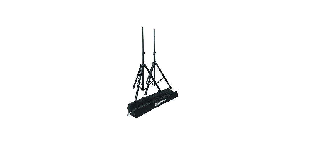 Speaker stands for event sound system setup